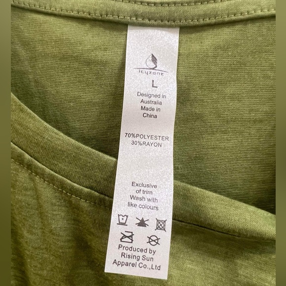 NWT IcyZone Athletic Muscle Tank Top with Cutout Sides - Picture 3 of 3